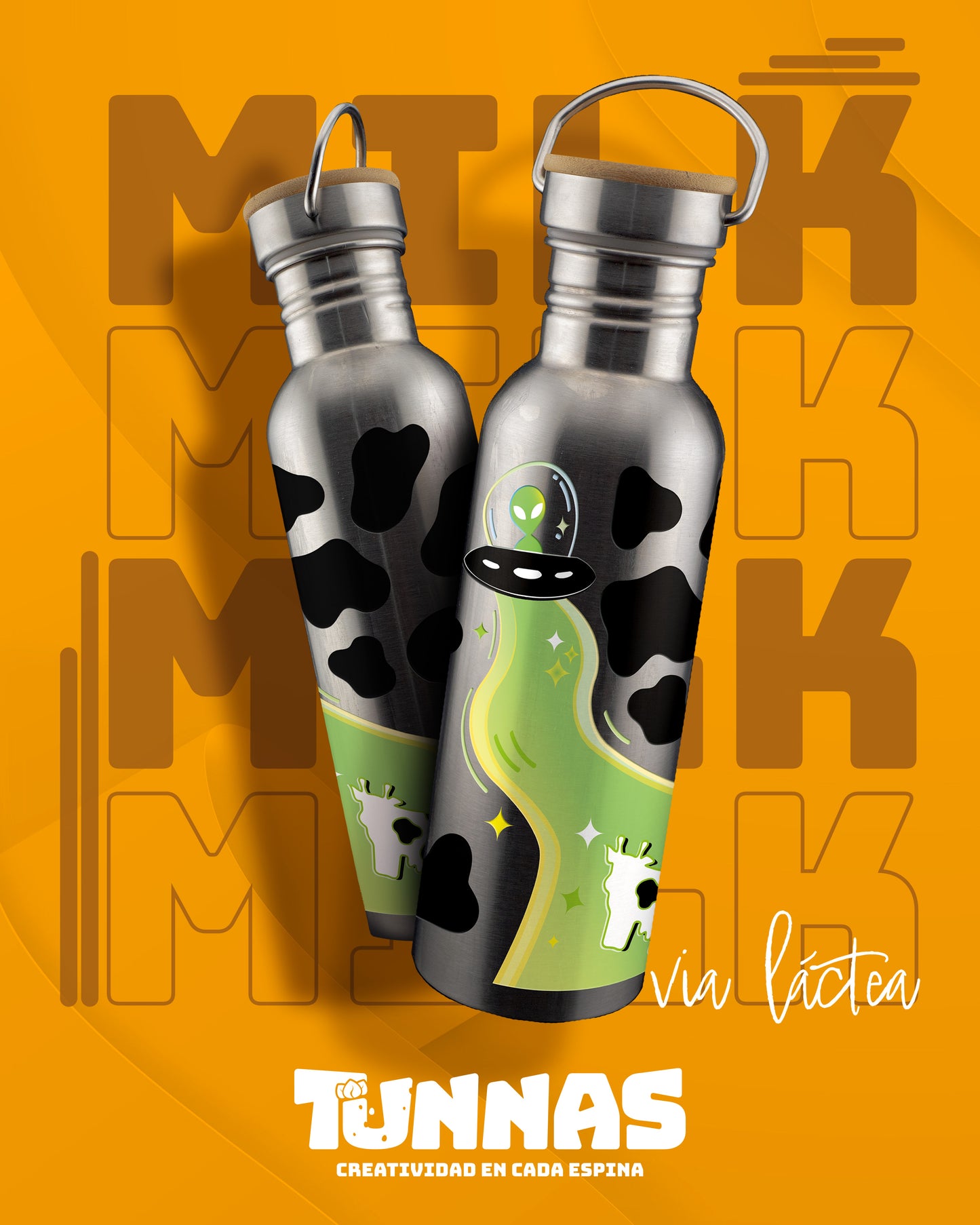 Cilindro Metálico "Vía Láctea"