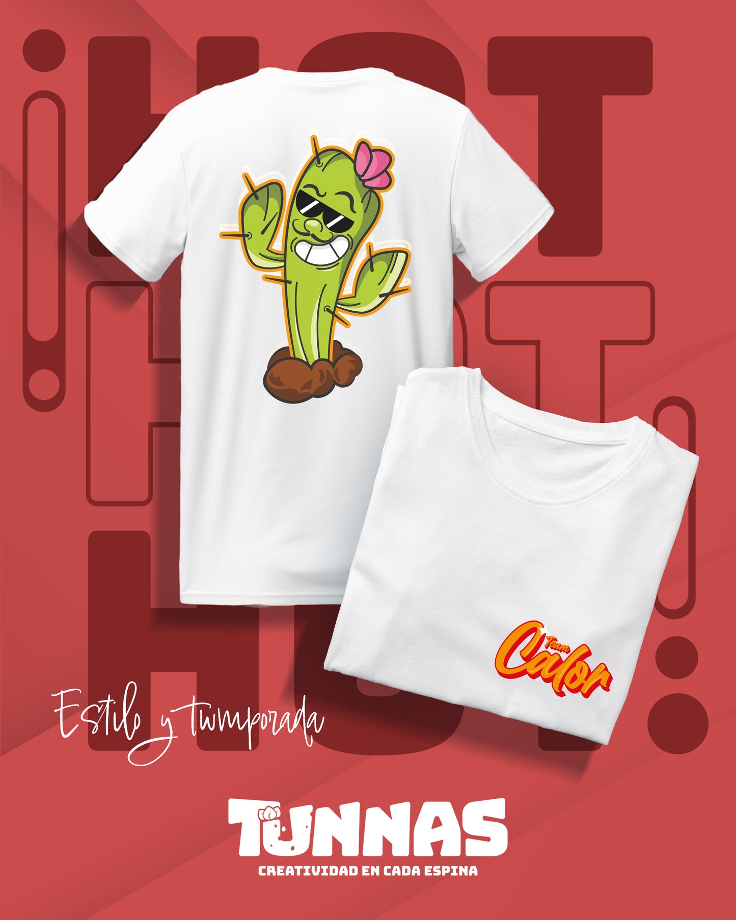 Playera “Team Calor” – Para lxs que nacieron para el sol