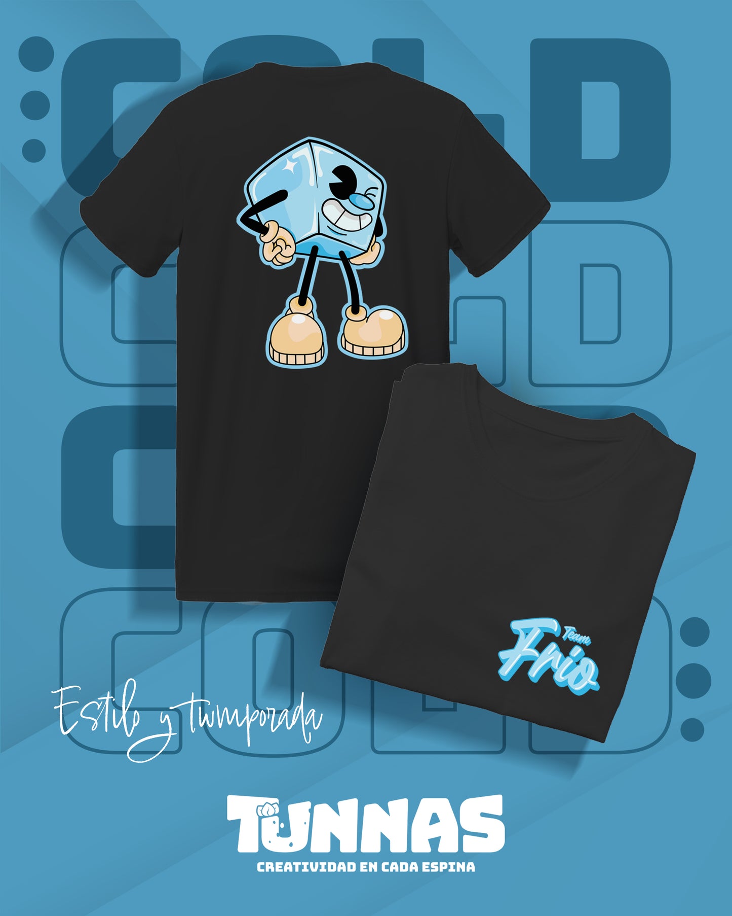 Playera “Team Frío” – Para lxs que viven en modo invierno