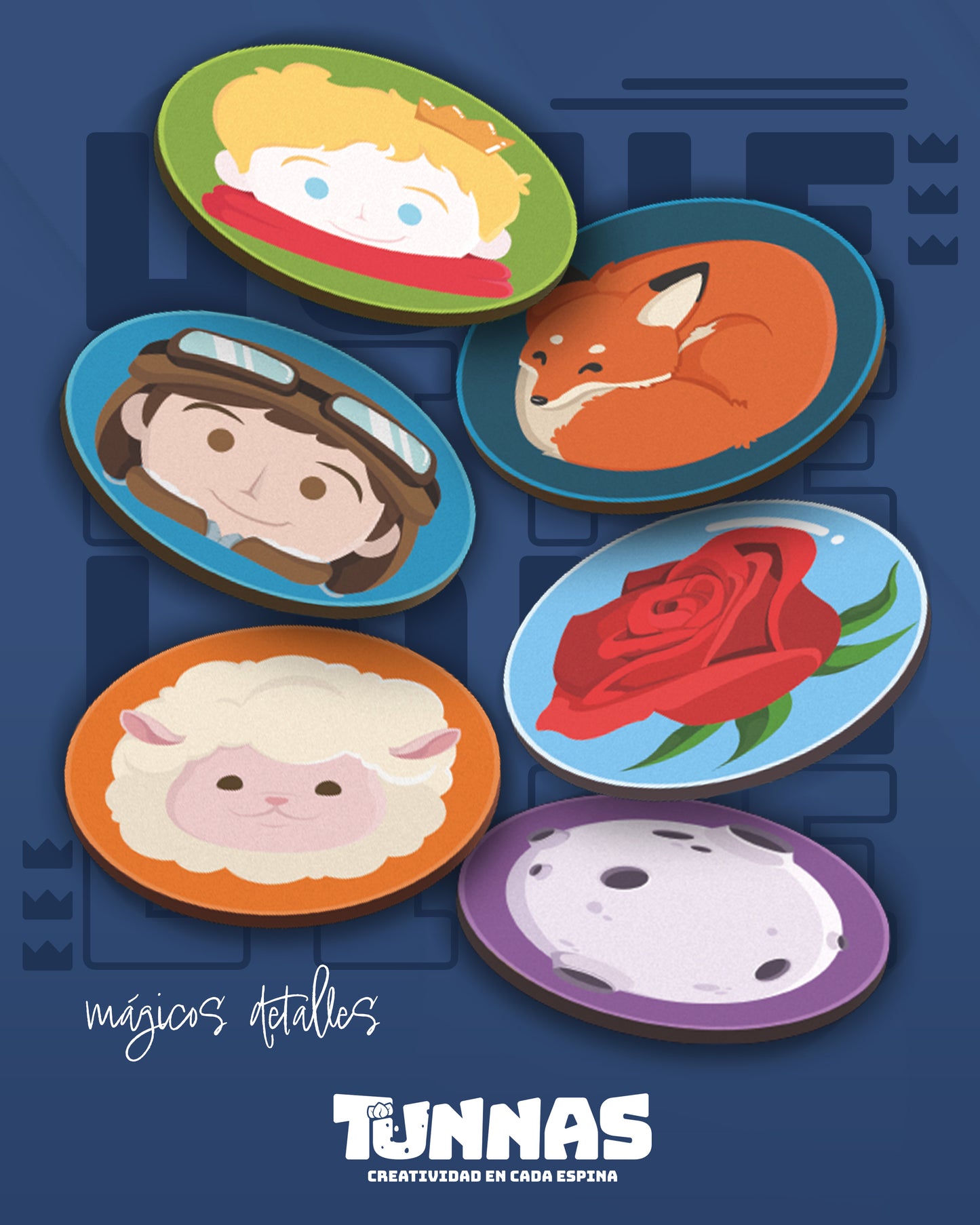 Set de Portavasos - El Principito