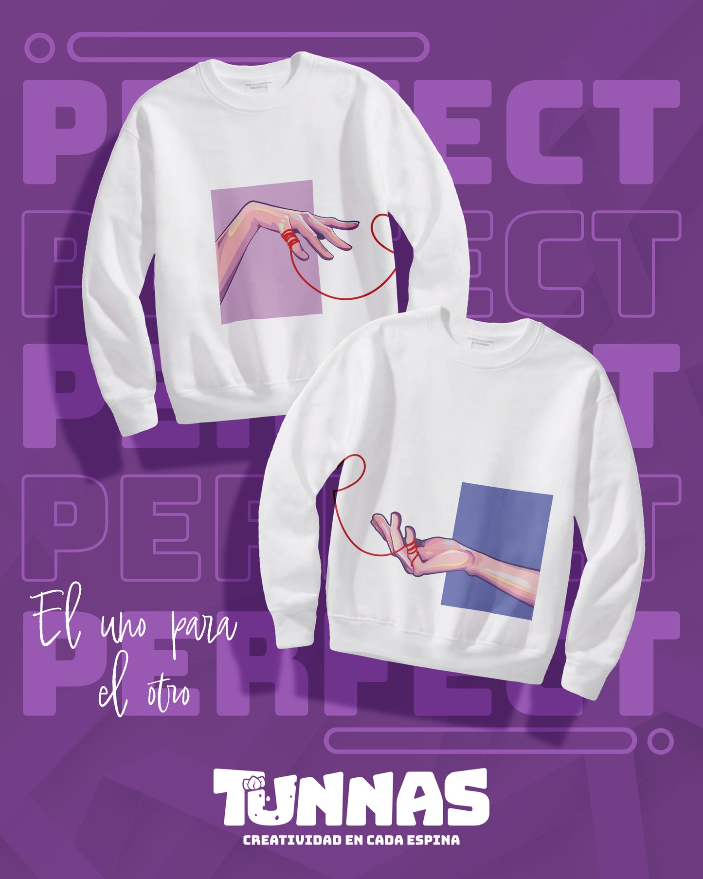 Hoodies "Destino" – El Hilo Rojo que nos Une