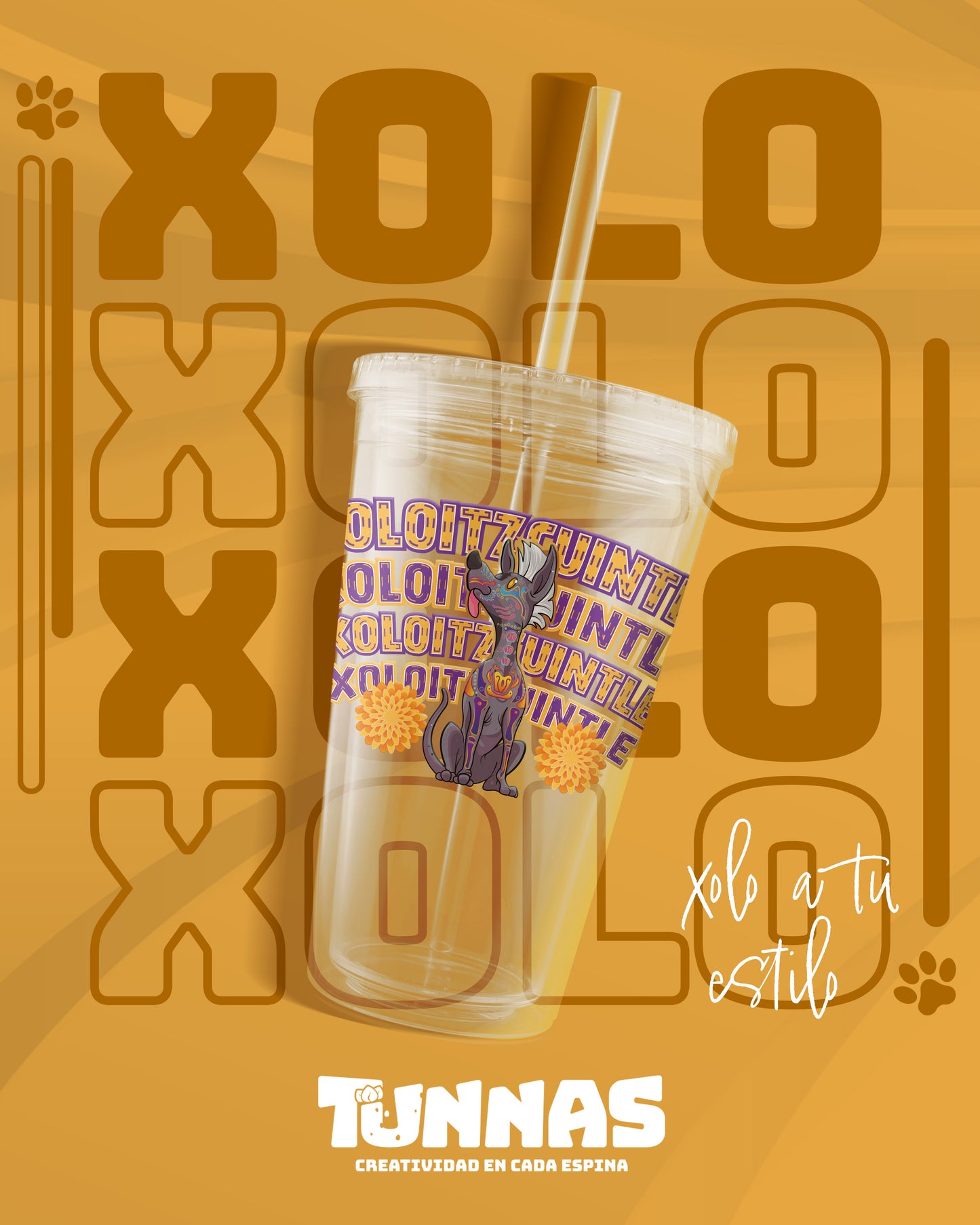 Vaso Xolo - El Guardián del Mictlán