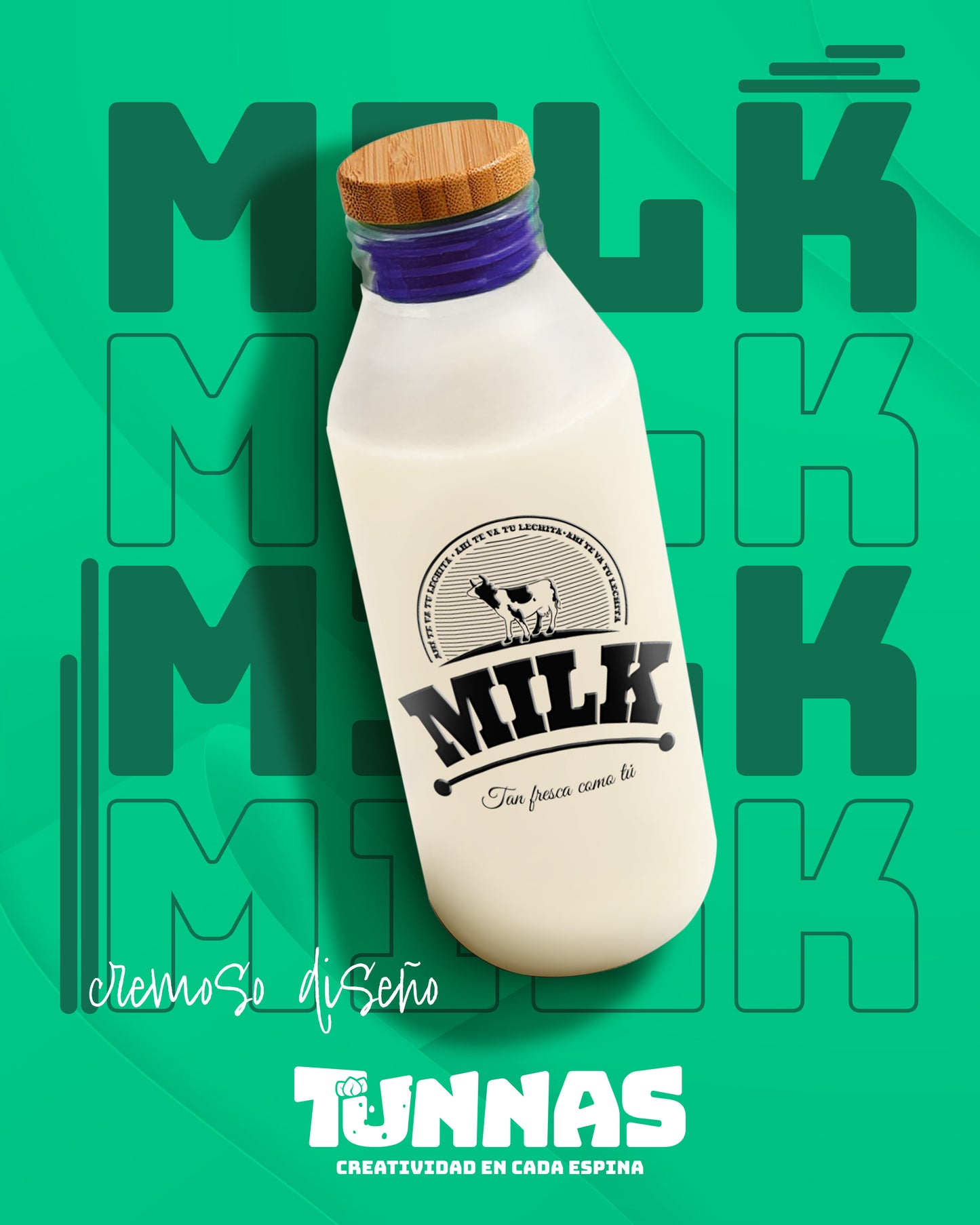 Frasco para Leche "Milk"