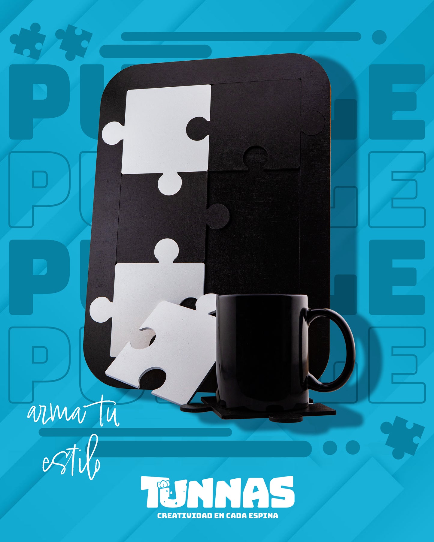 Set de Portavasos - Puzzle