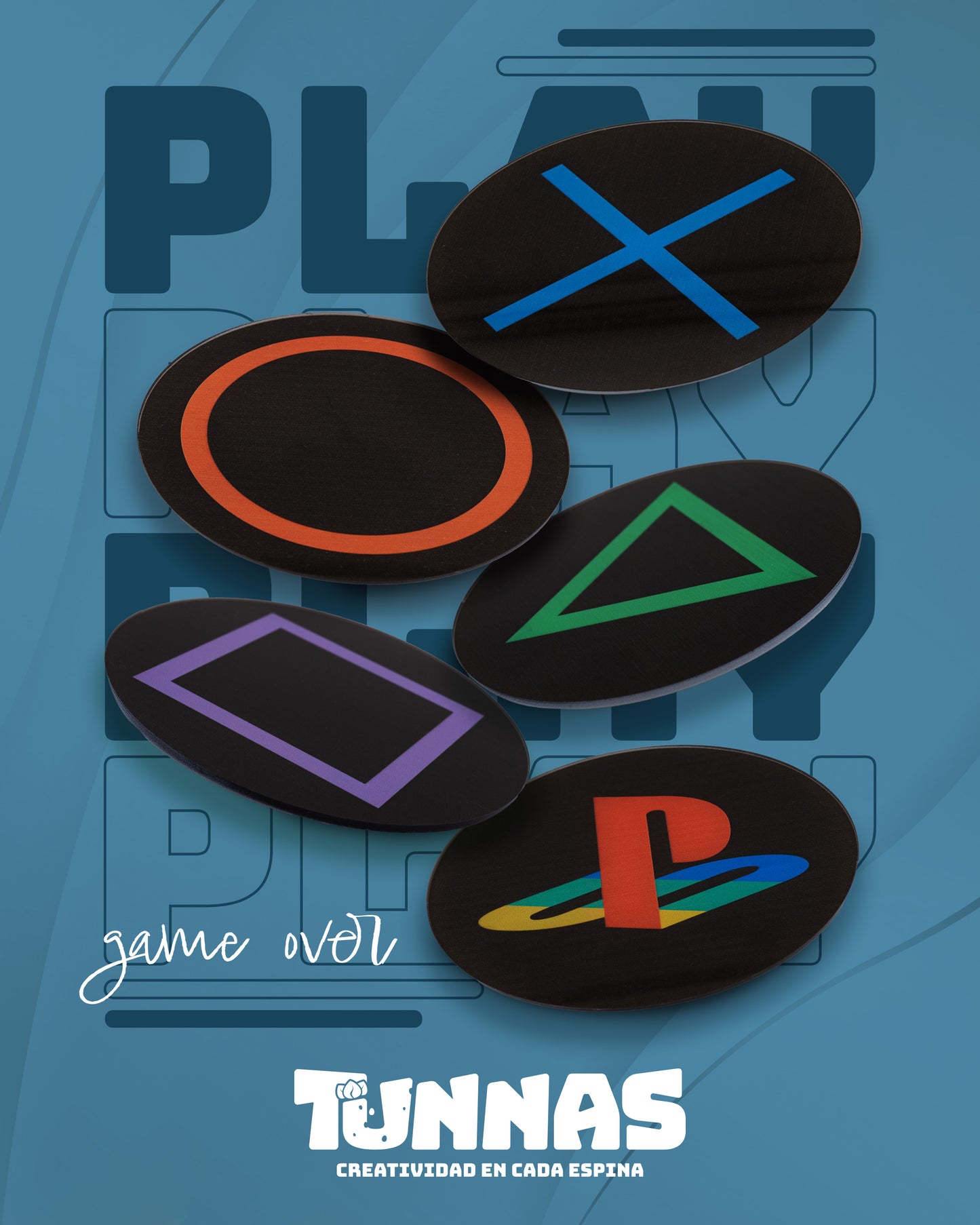 Set de 6 Portavasos - Play