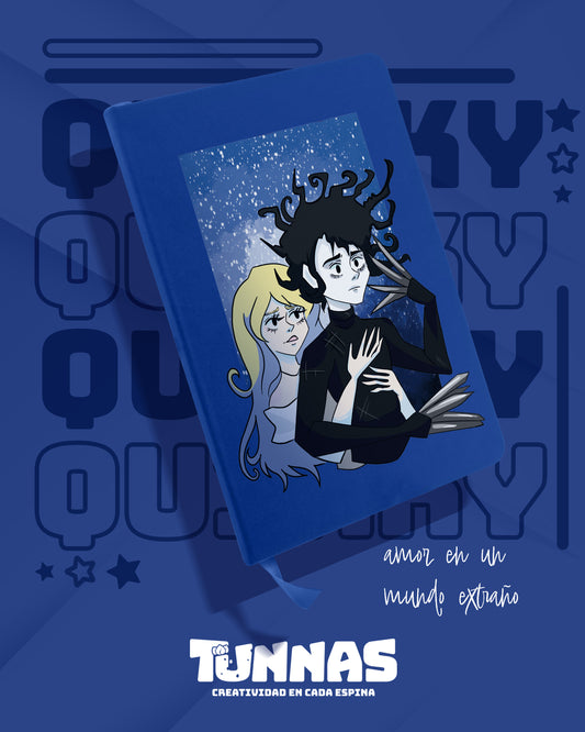 Libreta "Joven Manos de Tijera" – Un Toque de Magia Gótica ✂️