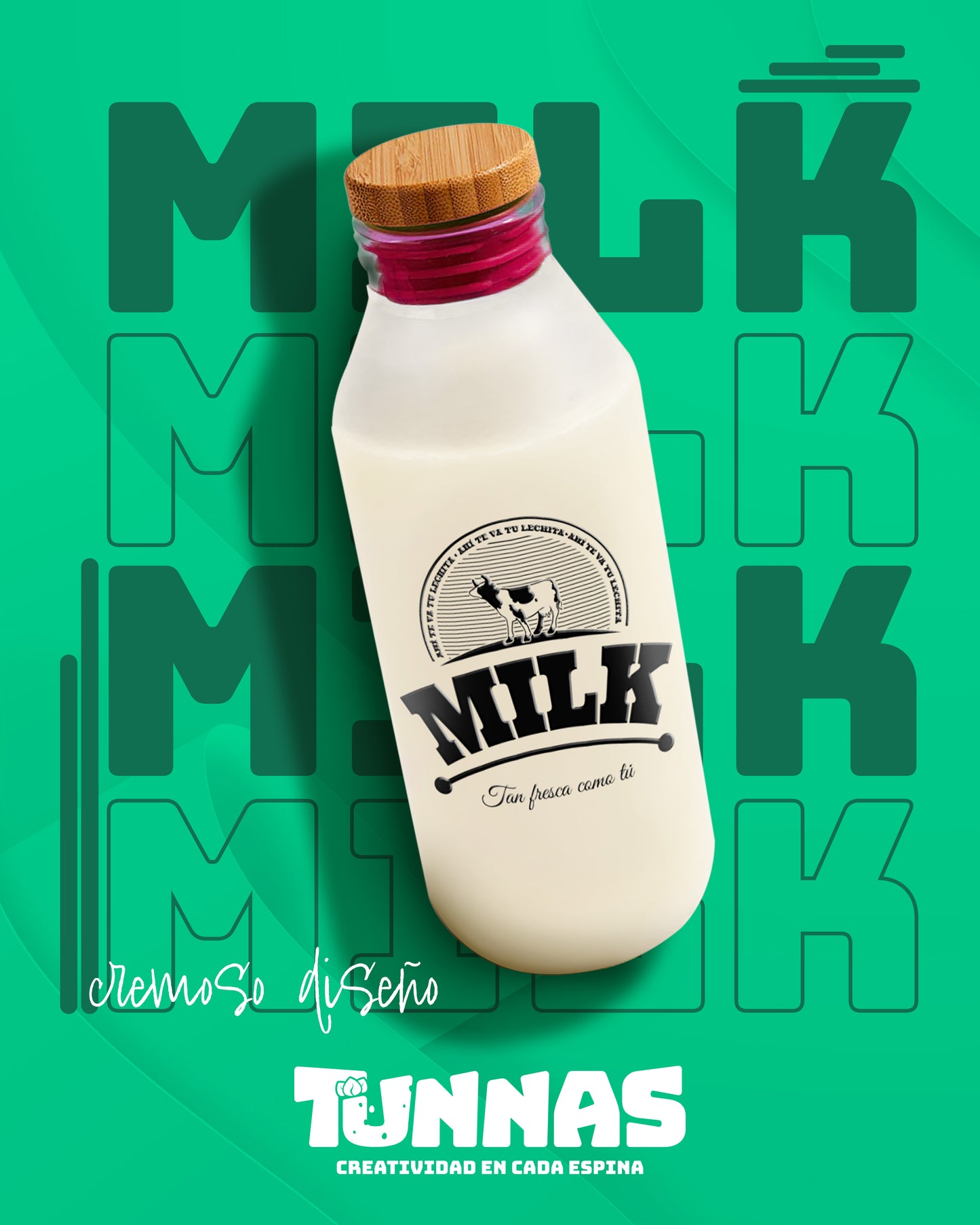 Frasco para Leche "Milk"