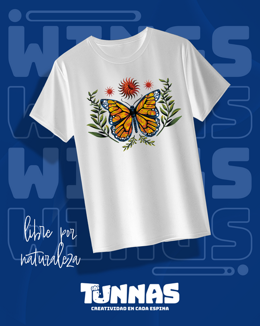 Playera Mariposa Monarca – Libertad y Naturaleza en tu Estilo 🦋