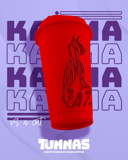 Vaso Cafetero "The Karma is a cat"